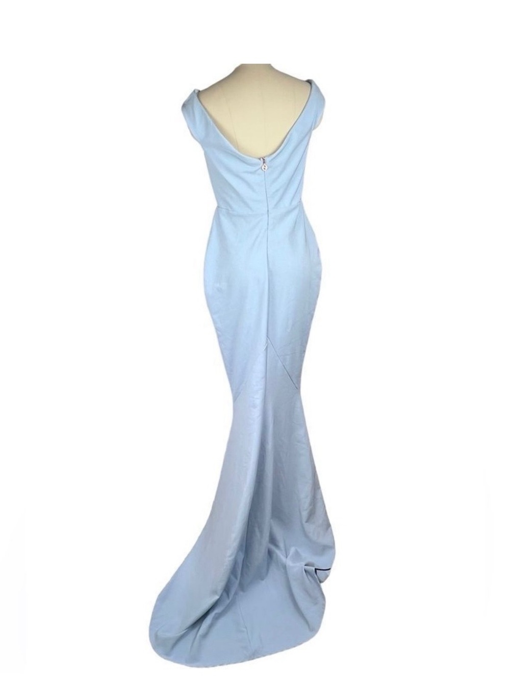 Nookie Light Blue Cowl Neck Maxi Dress
